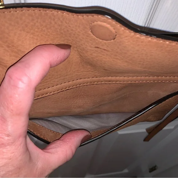 Rebecca Minkhoff Crossbody bag tan leather MAB studded